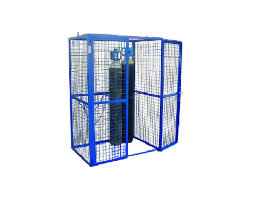 Caseta 8 botellas de gas con malla